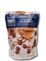Edward Marc Chocolatier Toffee Almonds Milk Chocolate 24oz Resealable Bag.