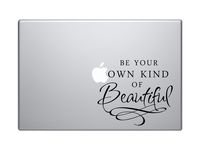 Be Your Own Kind of Beautiful Macbook Symbol Keypad Iphone Ipad Decal Skin Sticker Laptop