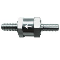 1/2 Fuel Oil Check Valve Non-Return One Way Petrol Diesel Gas Air Aluminum Alloy 12mm