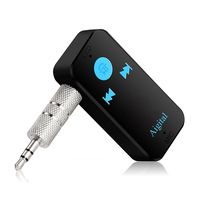 Bluetooth Aux Adapter Car Audio Receiver, Mini Wireless Audio Adapter Hands-Free Car Kit Music Streaming 3.5mm Stereo Output (Bluetooth 4.1, A2DP, 8H Play,TF/SD Card) for Home Car Sound System