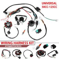 Everrich Quad Wire Harness Suitable-CDI Wire Harness Assembly Wiring Set- For 50cc 70cc 90cc 110cc 125cc Chinese ATV Electric Stator CDI Coil ATV Quad Bike Buggy Go Kart