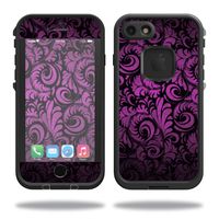 MightySkins Skin Compatible with Lifeproof iPhone 7 - Purple Style | Protective, Durable, and Unique Vinyl Decal wrap Cover | Easy to Apply, Remove, and Change Styles | Made in The USA