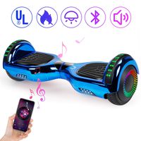 N/B TST 6.5" Self-Balancing Electric Scooters, 2 Wheels Self Balancing Hoverboard, with Bluetooth, LED Light Hoverboard for Kids and Adults (with UK Plug and Carry Bag)