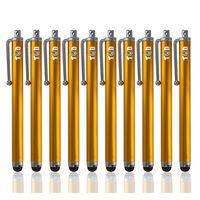 TCD Universal Pack of 10 [Coral] Premium Thick Stylus Pen Pack [Compatible with All Touch Screen Devices]
