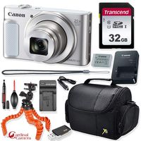 Canon PowerShot SX620 HS Digital Camera (Silver) + Prime Point & Shoot Travel Accessory Kit