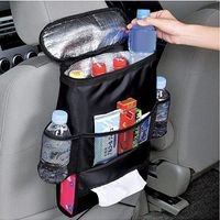 wekold Auto Car Back Seat Multi Pockets Storage Organizer Holder Insulation Bag Audio Integration Devices
