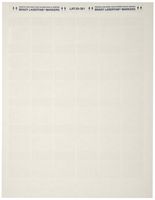 Brady LAT-35-361-2.5 1.2" Width x 1.5" Height, B-361B Self-Laminating Polyester, Matte Finish White/Translucent Laser Printable Label (Pack of 2500)