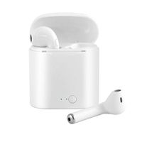 Bluetooth Headset Wireless Earphones Earphones in-Ear Sports Bluetooth 5.0 Headphones Stereo Noise Reduction 2 Built-in Microphones White
