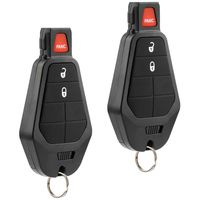 Key Fob fits Chrysler 300 Town and Country/Dodge Charger Durango Grand Caravan Journey Magnum Ram/Jeep Commander Grand Cherokee/Volkswagen Routan Keyless Entry Remote, Set of 2