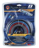 Planet Audio 8GPK 8 Gauge Amplifier Installation Wiring Kit
