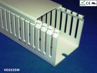 2 Inx2 Inx2m Open Slot Finger Wiring Duct Cable Management Raceway with Cover - White