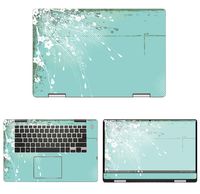 decalrus - Protective Decal Floral Skin Sticker for Dell Inspiron i7586 / 7586 (15.6" Screen) case Cover wrap DEinspiron15_I7586-78