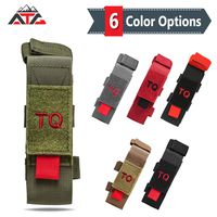 ATG Tactical Tourniquet & Trauma Medical Shear Pouch MOLLE PALS Duty Belt Loop EMT EMS (Green)