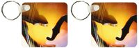 3dRose Mandolin Bridge Close-up Key Chains, Set of 2 (kc_80378_1)