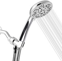 Apthrill High Pressure Handheld Shower Head - 9 Spray Modes Hand Held Shower Head with 60 Inch Hose (Chrome)