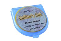 Quilter's Cut 45mm Rotary Blades, 10 Pack, Fits Olfa, Fiskar, Martelli, Truecut