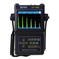 YUSHI YUT2600 Portable Digital Ultrasonic Flaw Detector w/one straight beam probe and one angle beam probe, Varies Probe/Transducer options available, Data Logger