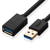 USB 3.0 Extension Cable 20 Ft,Ruaeoda 20 Foot USB Power Extension Cable SuperSpeed USB 3.0 Type A Male to Female USB Cord for Printer,Playstation,Xbox,USB Flash Drive,Card Reader,Hard Drive,Camera