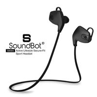 SoundBot SB565 Stereo Bluetooth 4.0 Sports-Active Wireless Headset Water-Resistant Earbud