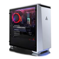CLX SET Gaming PC Intel Core i9-7900X 3.30GHz 10-Core, 32GB DDR4, NVIDIA RTX 2080 Ti 11GB, 960GB SSD+3TB HDD, Wi-Fi, White/Red