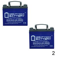 Mighty Max Battery 12V 35AH Gel Battery for Ortho-Kinetics,Encore,COLT,Explorer - 2 Pack Brand Product