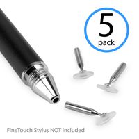 Stylus Pen, BoxWave [FineTouch Replacement Tips (5-Pack)] Spare Slide In Stylus Heads for