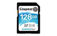 Kingston Canvas Go! 128GB SDXC Class 10 SD Memory Card UHS-I 90MB/s R Flash Memory Card (SDG/128GB)