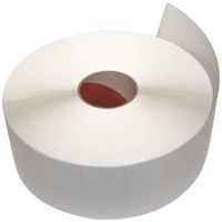 Compulabel Thermal Transfer Shipping Labels, MEGA Roll 4 inch x 2 inch, White, Permanent Adhesive, 8200 Per Roll, 2 Rolls