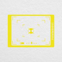 Camera Viewfinder 04-5" wide YELLOW cut vinyl decal sticker - For MacBook, laptop, cars and more!