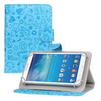MChoice for 7 inch Android Tablet New Universal Leather Flip Stand Case Cover (Blue)