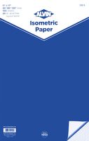 Alvin, Isometric Graph Paper, 100-Sheet Pack, 11 x 17 Inches