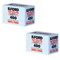 Ilford LYSB06WVJW47F-ELECTRNCS XP-2 Super 400 135-36 Black & White Film (2 Pack), BLACK/WHITE