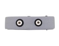 BESTART Universal Replacement Heart Rate Monitor Soft Strap for Garmin Polar Wahoo (Gery)