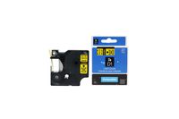 UBICON Black on Yellow Label Tape Compatible with DYMO Label Manager D1 Tape 45018 - Single Pack; 18 mm (3/4 inch) Wide and 7 Meter (23 feet) Long