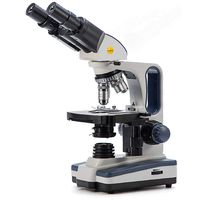 Swift SW350B 40X-2500X Magnification, Siedentopf Binocular Head, Research-Grade Compound Lab Microscope with Wide-Field 10X and 25X Eyepieces, Mechanical Stage, Abbe Condenser