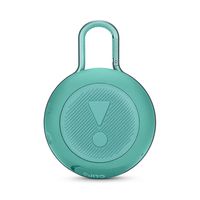 JBL JBLCLIP3TEAL Clip 3 Portable Waterproof Wireless Bluetooth Speaker - Teal, 6.5 X 4.3 X 2
