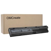 OMCreate Battery Compatible with HP Probook 4540S 4530S 4440S 4430S 4545S 4535S 4330S Series, fits P/N 633805-001 HSTNN-IB2R 633733-321 - 12 Months Warranty [Li-ion 6-Cell]
