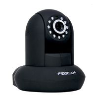 Foscam FI9821E POE Power Over Ethernet Megapixel HD 1280 x 720p H.264 Wired Pan/Tilt IP Camera with IR-Cut Filter - 26ft Night Vision and 2.8mm Lens (70° Viewing Angle) - Black