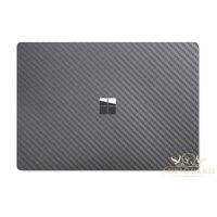 SopiGuard for Microsoft Surface Laptop Carbon Fiber Top and Bottom Panel Precision Edge-to-Edge Coverage Easy-to-Apply Vinyl Skins (Carbon Gunmetal Gray)