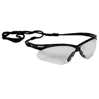 KLEENGUARD V30 Nemesis Safety Glasses (25676), Clear with Black Frame, 12 Pairs / Case