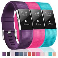 Humenn Bands Compatible with Fitbit Charge 2, 3 Pack Classic & Special Edition Replacement Bands for Fitbit Charge 2, Women Men