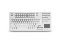 CHERRY G80 Compact TouchBoard, PS/2, Light Gray - 104 Key