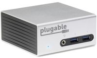 Plugable Universal USB 3.0 Docking Station with Dual Video Outputs and 4K Support for Windows 10, 8.1, 7 (HDMI & DVI/VGA, Gigabit Ethernet, Audio, 4 USB 3.0 Ports, VESA Mount Aluminum Mini)