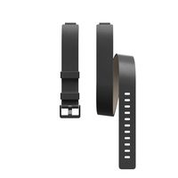 Fitbit Inspire HR & Inspire Accessory Band, Horween Leather Double Wrap, Official Fitbit Product, Black, One Size