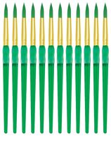 Royal Brush Big Kids Choice Paint Brush, Round, Size 8, Pack of 12 - 1300673
