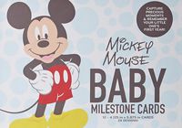 Disney Baby Boys Character Milestone Cards Gift Set, Mickey Mouse, Size