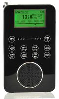 Degen DE1131 4-in-1 Touch Screen Controlled Portable AM/FM/SW Digital Radio, MP3 Player with Built-in 4GB Flash Memory and Micro-SD Card Reader, Voice Recorder & E-Book Reader