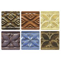 Amaco 39183K Potter's Choice Glaze Class Pack 5, Assorted Colors, 6 Pints