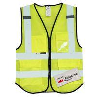Salzmann 3M Multi Pocket Safety Vest, Highly Breathable Mesh Vest Meets ANSI/ISEA107