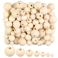 1000 Pieces Wooden Beads, Natural Round Wood Beads Unfinished Wood Spacer Beads Loose Beads for Crafts DIY Jewelry Making, 7Sizes (6mm, 8mm, 10mm, 12mm,14mm, 16mm,20mm)
